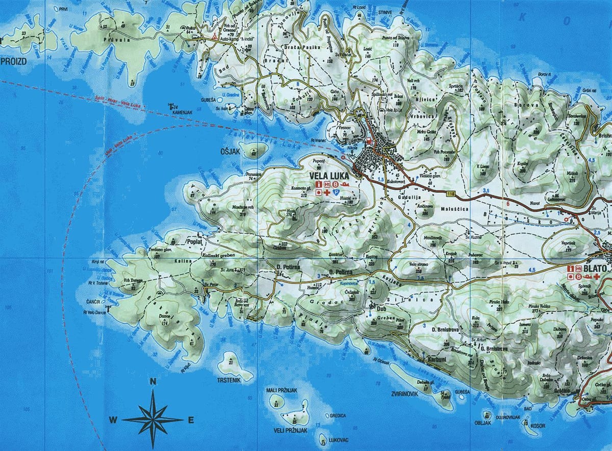 kat jeyografik nan korcula kwoasi