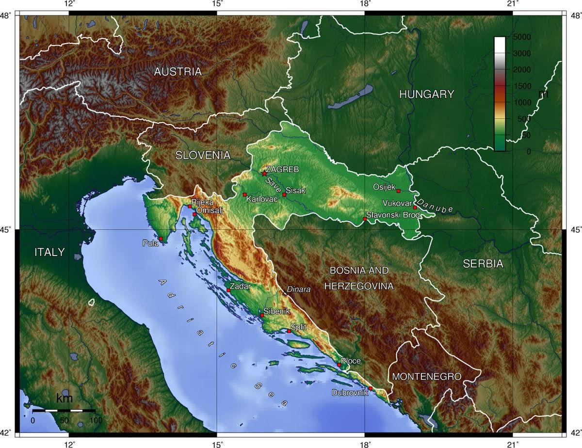 kat jeyografik nan kwoasi topografik