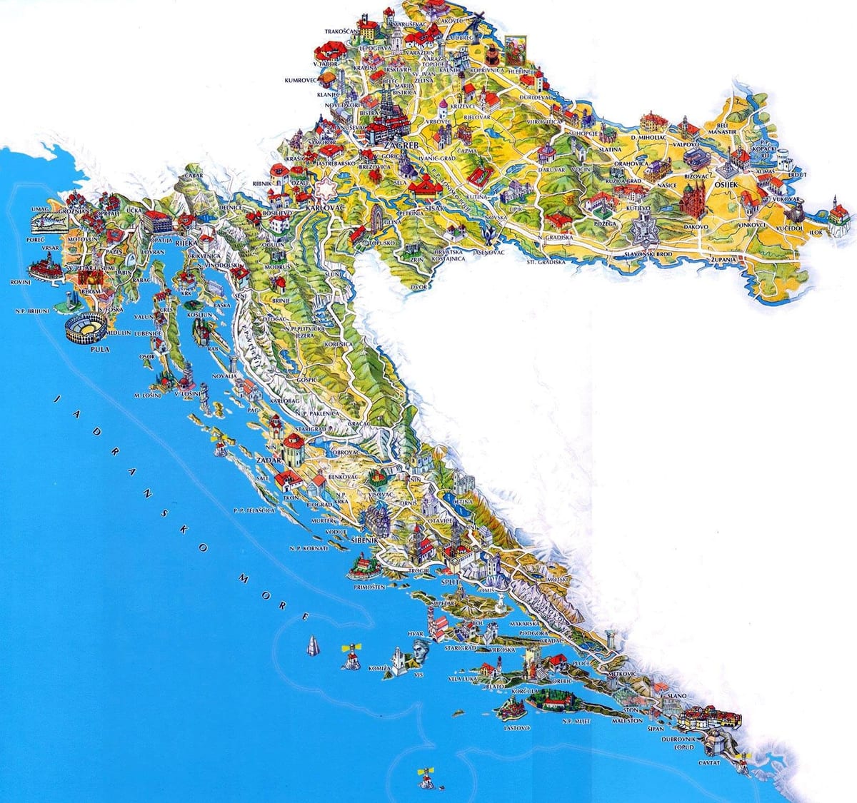 kwoasi kote yo vizite kat jeyografik