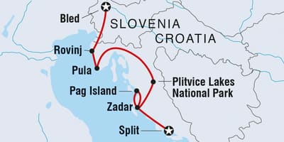 Plitvice kwoasi kat jeyografik